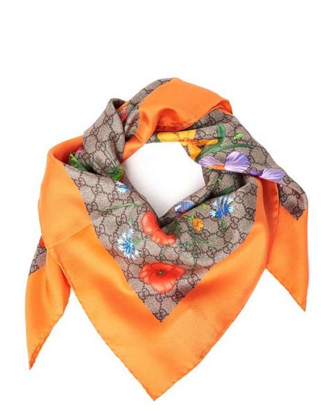 gucci scarf oranges